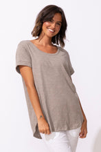 Load image into Gallery viewer, Escape by Habitat Short Sleeve Tee Shirt with a Scoop Neck