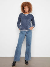 Load image into Gallery viewer, Charlie b Cotton Long Sleeve Crew Neck Sweater