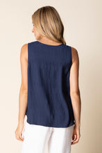 Load image into Gallery viewer, Habitat Sleeveless Button Layer Top