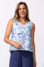 Load image into Gallery viewer, Escape by Habitat Seaglass Print Resort Tank Top