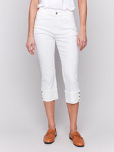 Load image into Gallery viewer, Charlie b 5 Pocket Jeans with Snap Button Detail at Hem
