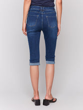 Load image into Gallery viewer, Charlie b Stretch Denim Pedal Pushers