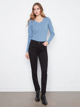 Load image into Gallery viewer, Charlie b Cuffed Hem Twill Jeans