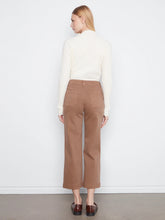 Load image into Gallery viewer, Charlie b Cropped Wide Leg Stretch Twill Pants with Patch Pockets