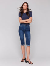 Load image into Gallery viewer, Charlie b Stretch Denim Pedal Pushers