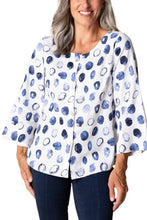 Load image into Gallery viewer, Habitat Printed Button Up Blouse