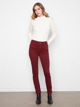Load image into Gallery viewer, Charlie b Cuffed Hem Twill Jeans
