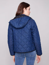 Load image into Gallery viewer, Charlie b Quilted Puffer Jacket with Removable Hood