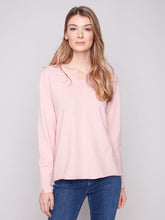 Load image into Gallery viewer, Charlie b Basic V Neck Sweater