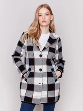 Load image into Gallery viewer, Charlie b Knit Plaid Coat