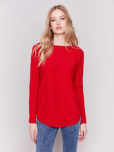 Load image into Gallery viewer, Charlie b Knit Sweater with Lace Up Cuffs