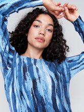 Load image into Gallery viewer, Charlie b Printed Plush Knit Sweater