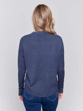 Load image into Gallery viewer, Charlie b Sweater with Removable Scarf