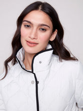 Load image into Gallery viewer, Charlie b Quilted Puffer Jacket with Removable Hood