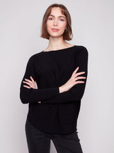 Load image into Gallery viewer, Charlie b Plushy Knit Crew Knit Sweater
