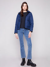 Load image into Gallery viewer, Charlie b Quilted Puffer Jacket with Removable Hood

