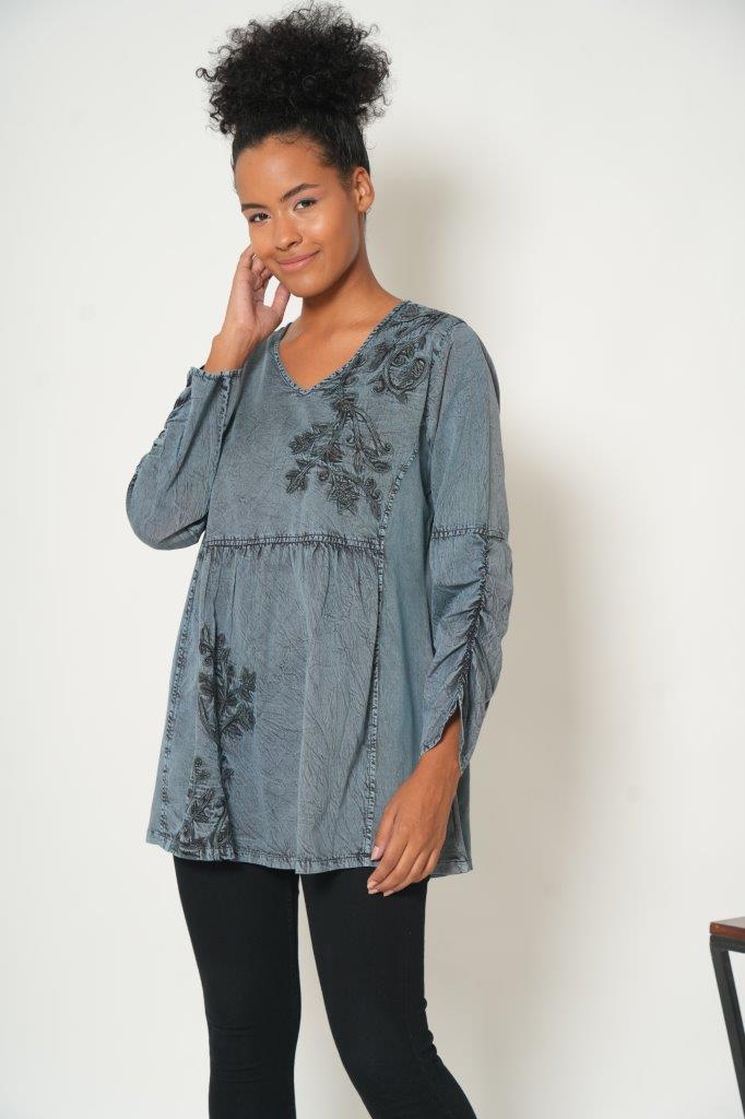 Embroidered selling Tunic with leggings