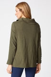 Load image into Gallery viewer, Habitat Peruvian Cotton Top with a Cowl Neck
