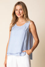Load image into Gallery viewer, Habitat Sleeveless Button Layer Top
