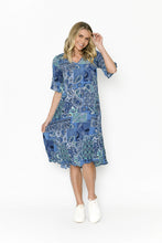 Load image into Gallery viewer, One Summer Rayon Dress with Bell Sleeves
