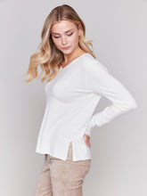 Load image into Gallery viewer, Charlie b Basic V Neck Sweater
