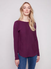 Load image into Gallery viewer, Charlie b Plushy Knit Crew Knit Sweater

