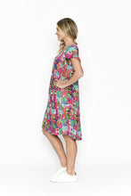 Load image into Gallery viewer, One Summer Rayon Short Sleeve Dress
