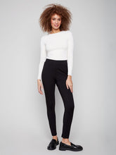Load image into Gallery viewer, Charlie b Pant with Slits and Stitch Detail
