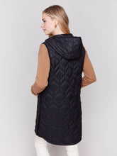 Load image into Gallery viewer, Charlie b Long Quilted Puffer Vest
