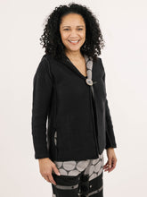 Load image into Gallery viewer, Shannon Passero Boston Cardigan with a Hood and Single Button Closure
