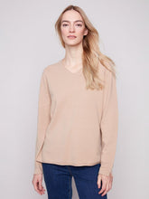 Load image into Gallery viewer, Charlie b Basic V Neck Sweater
