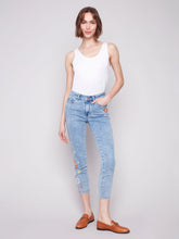 Load image into Gallery viewer, Charlie b Skinny Leg Pant with Embroidery
