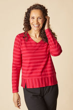Load image into Gallery viewer, Habitat Shadow Stripe Seamed Tee
