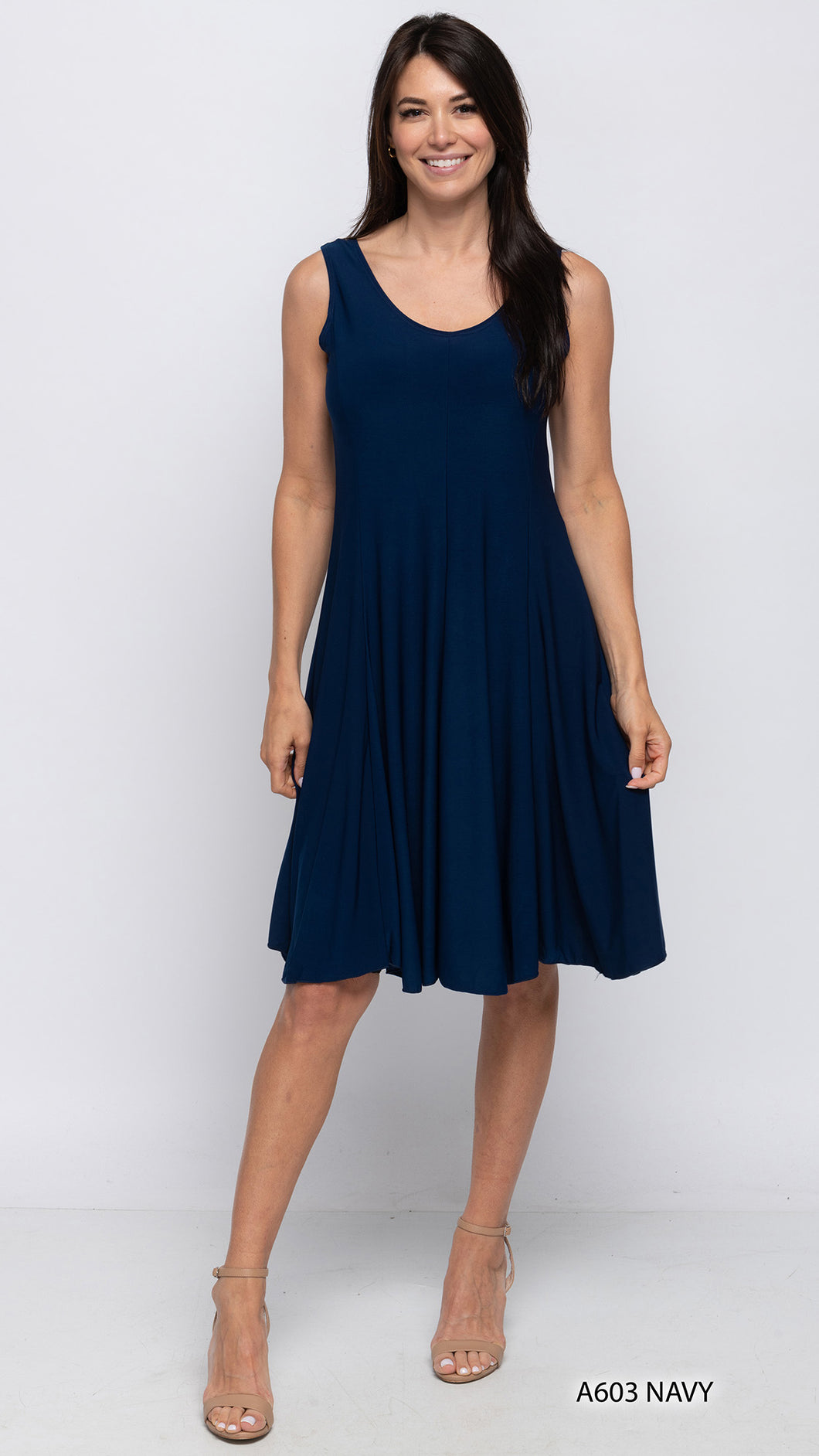 Classic Sleeveless Fit & Flare Dress