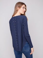 Load image into Gallery viewer, Charlie b Plushy Knit Crew Knit Sweater
