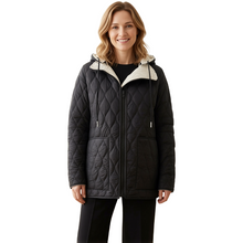 Load image into Gallery viewer, Lightweight Reversible Water-Resistant Zip Jacket with a Removeable Hood.

