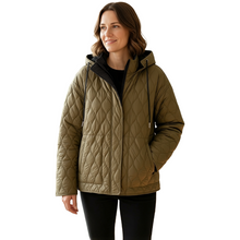 Load image into Gallery viewer, Lightweight Reversible Water-Resistant Zip Jacket with a Removeable Hood.
