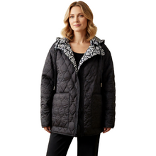 Load image into Gallery viewer, Lightweight Reversible Water-Resistant Zip Jacket with a Removeable Hood.
