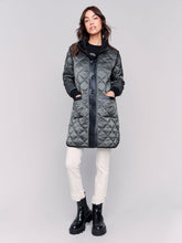 Load image into Gallery viewer, Charlie b Reversible Quilted Puffer Coat
