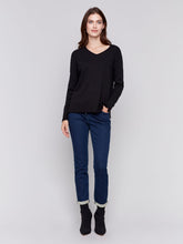 Load image into Gallery viewer, Charlie b Basic V Neck Sweater
