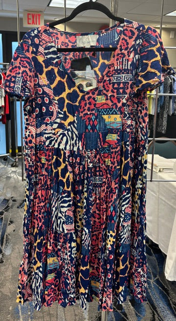 One Summer Rayon Short Sleeve Dress