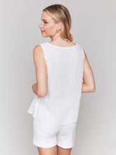 Load image into Gallery viewer, Charlie b Sleeveless Linen Top with Side Ties
