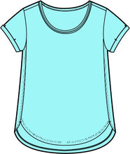 Load image into Gallery viewer, Escape by Habitat Short Sleeve Tee Shirt with a Scoop Neck
