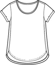 Load image into Gallery viewer, Escape by Habitat Short Sleeve Tee Shirt with a Scoop Neck
