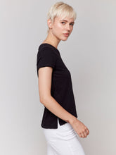 Load image into Gallery viewer, Charlie b Organic Cotton Slub Short Sleeve Tee
