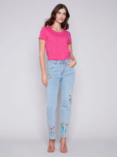 Load image into Gallery viewer, Charlie b Embroidered 5 Pocket Jean
