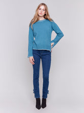 Load image into Gallery viewer, Charlie b Blanket Stitch Sweater
