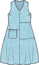 Load image into Gallery viewer, Habitat Sleeveless Maya Dress with V-Neck and One Patch Pocket
