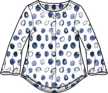 Load image into Gallery viewer, Habitat Printed Button Up Blouse
