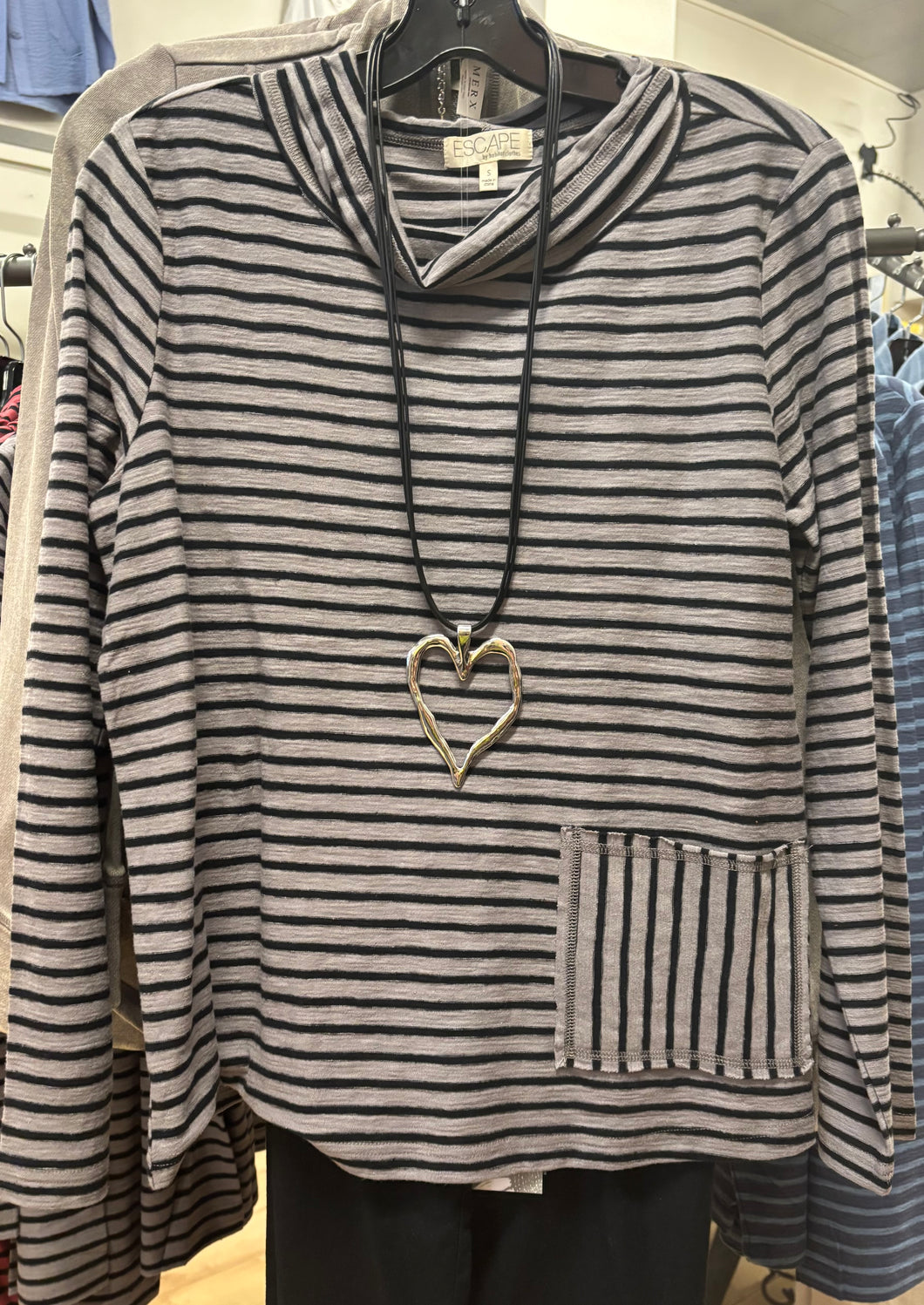 Escape by Habitat Chill Funnel Neck Top